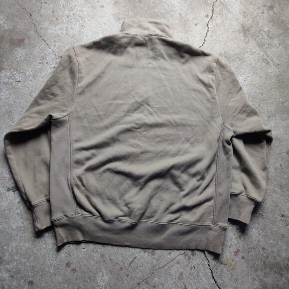 'Nautica' tan quarter zip sweatshirt with kangaroo pocket men's XL - Picture 3 of 4